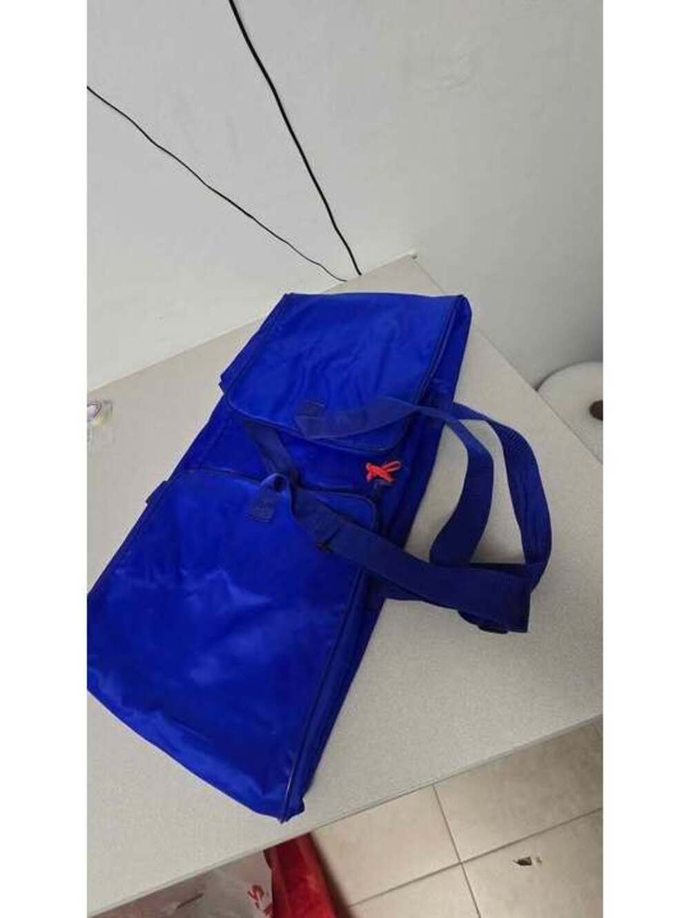 Vintage Polo Sport Ralph Lauren Blue Nylon Duffel Bag – 24" x 12" – New
